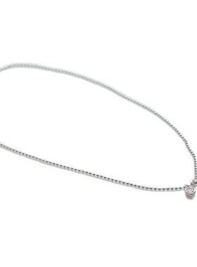 阿赞佑暴富符管永无止境项链女爱心小众设计感粉钻文艺范吊坠配饰