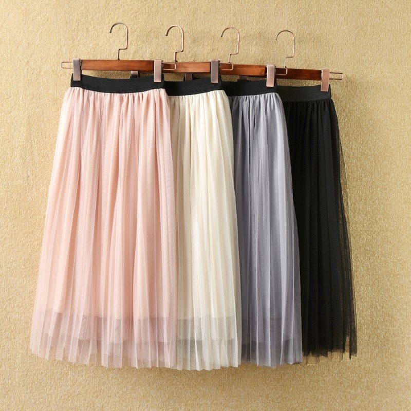 女童秋冬长款半身裙儿童网纱公主裙女孩百褶裙大童亲子中长裙子,淘宝优惠券,粉丝福利购,淘宝优惠卷