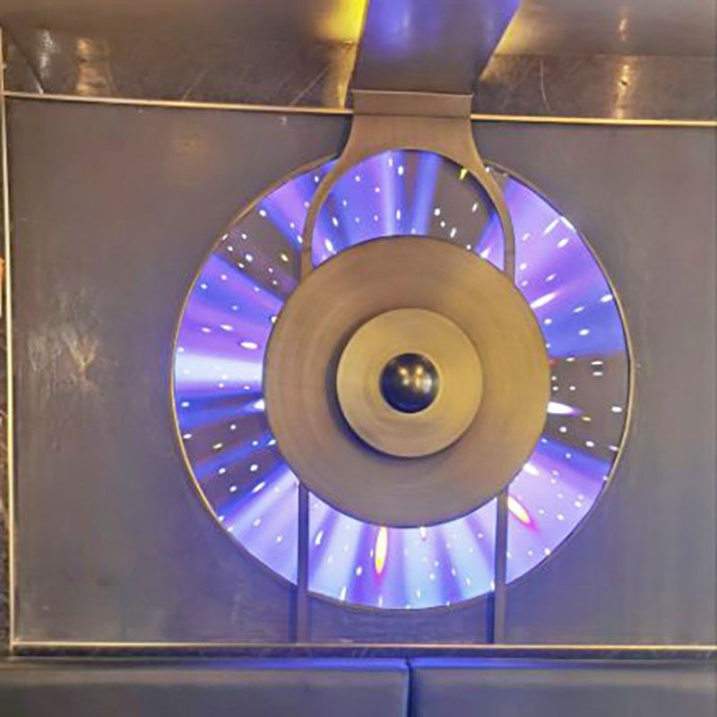 足浴会所不锈钢装饰带灯r发光足道墙面装饰件沐足过道造型画框花,淘宝优惠券,粉丝福利购,淘宝优惠卷