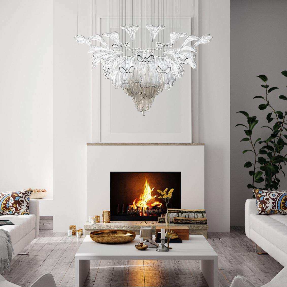 后现代客厅吊灯设计师简约创意水晶圆环餐厅卧室别墅古镇艺术设计,淘宝优惠券,粉丝福利购,淘宝优惠卷