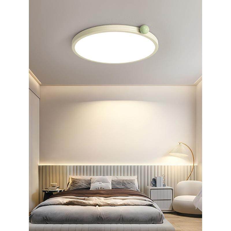 全光谱诧寂风卧室灯吸顶灯复古儿童房超薄护眼灯小奶豆书房房间灯,淘宝优惠券,粉丝福利购,淘宝优惠卷