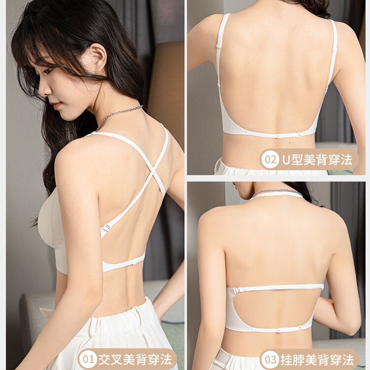 啄木鸟美背内衣女小胸聚拢夏季薄款一体吊带背心性感U型露背文胸_淘宝内购会_女士内衣/男士内衣/家居服-第4张图片-提都小院 啄木鸟美背内衣女小胸聚拢夏季薄款一体吊带背心性感U型露背文胸_淘宝内购会_女士内衣/男士内衣/家居服-第4张图片-提都小院