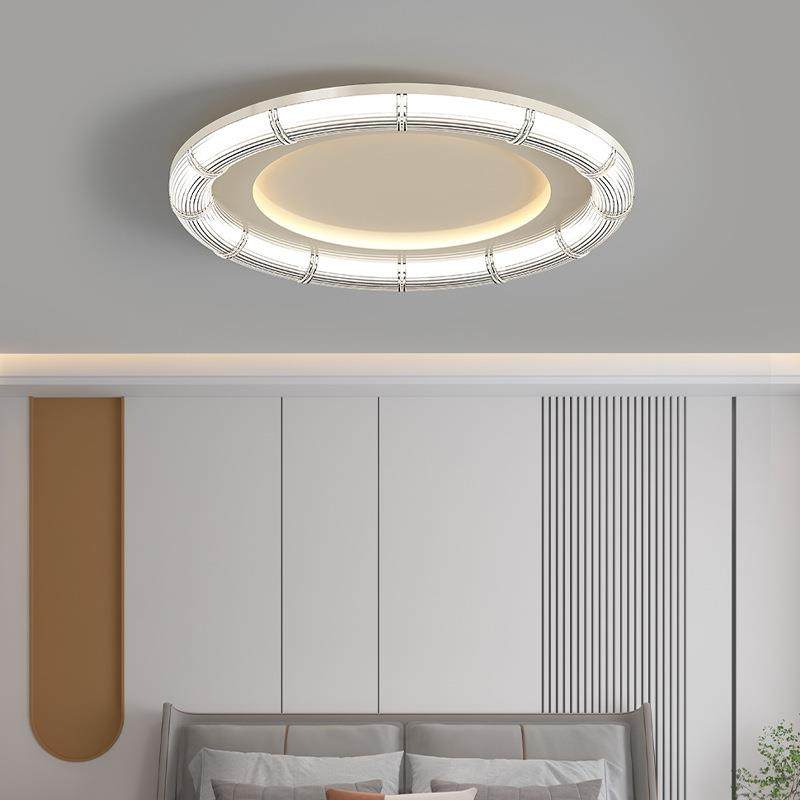 简约创意圆形LED吸顶灯卧室房间灯现代极简餐厅书房全光谱灯具,淘宝优惠券,粉丝福利购,淘宝优惠卷