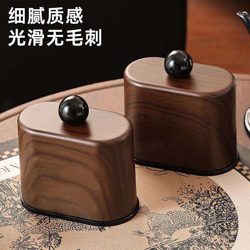 收纳盒牙签筒纹茶几客厅家用胡桃木棉签牙线防尘牙签盒分格桌面,淘宝优惠券,粉丝福利购,淘宝优惠卷