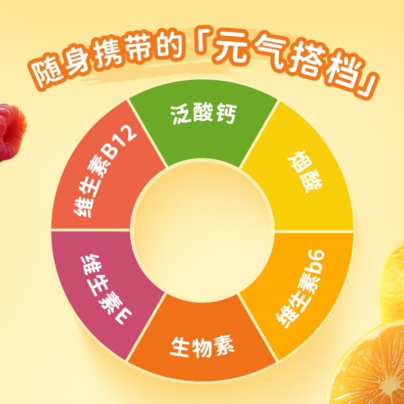 【年货节】nimm2二宝官方维生素酸味软糖儿童无添加糖果橡皮糖90g,淘宝优惠券,粉丝福利购,淘宝优惠卷