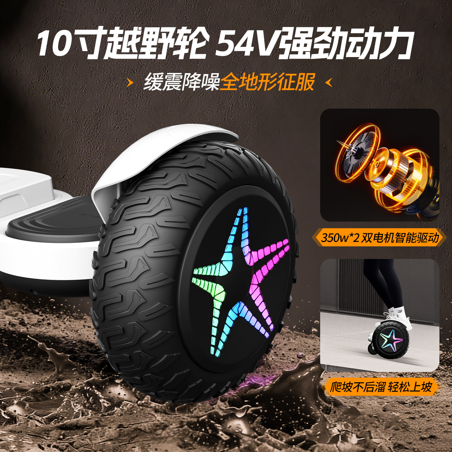 2025新款智能儿童6-8到12岁10到15岁以上三轮电动平衡车成人代步,淘宝优惠券,粉丝福利购,淘宝优惠卷