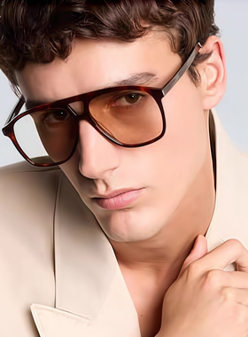 宋佳同款双梁蛤蟆形太阳镜