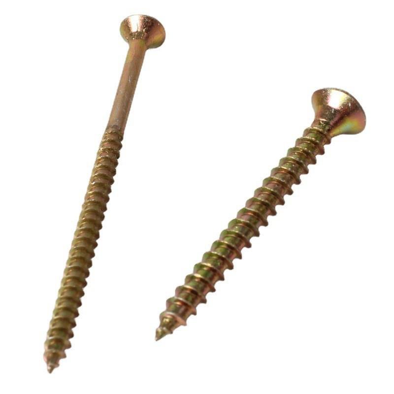 纤维板钉石膏板钉彩锌沉头自攻螺丝加硬木牙螺丝干壁钉高强度紧固 - 图2