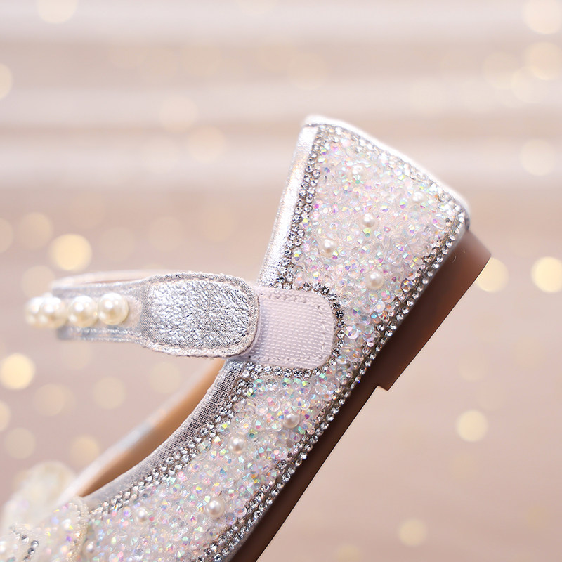 幼贝萌女童公主鞋2025春秋新款儿童水晶鞋皮鞋女孩软底演出鞋单鞋,淘宝优惠券,粉丝福利购,淘宝优惠卷