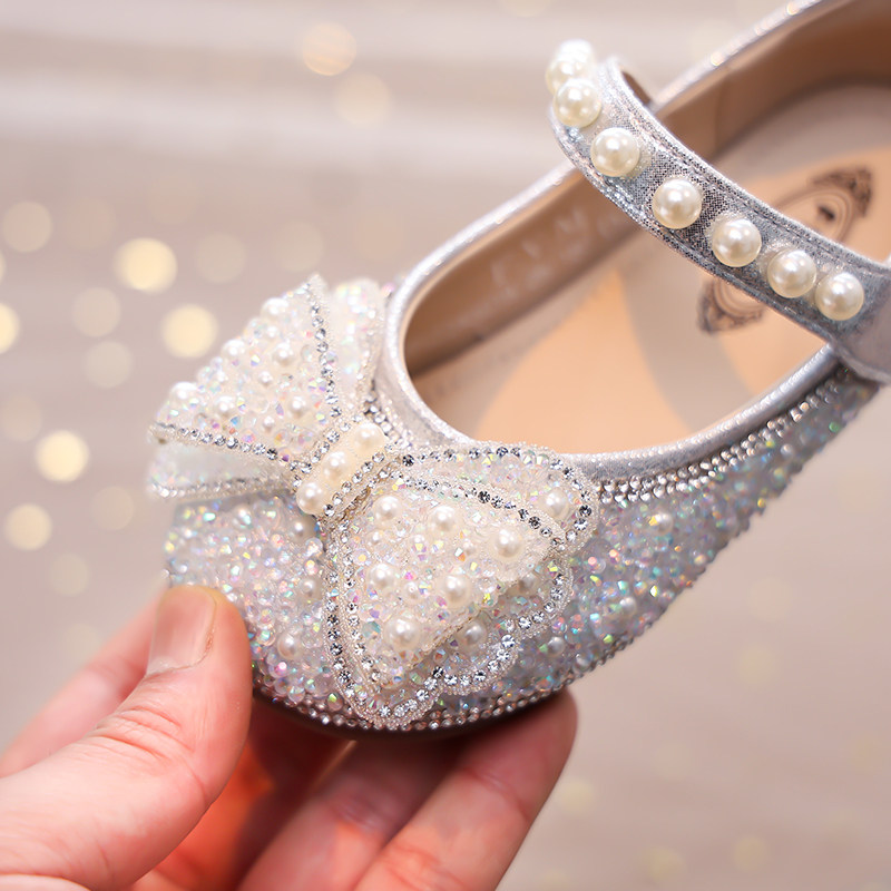 幼贝萌女童公主鞋2025春秋新款儿童水晶鞋皮鞋女孩软底演出鞋单鞋,淘宝优惠券,粉丝福利购,淘宝优惠卷