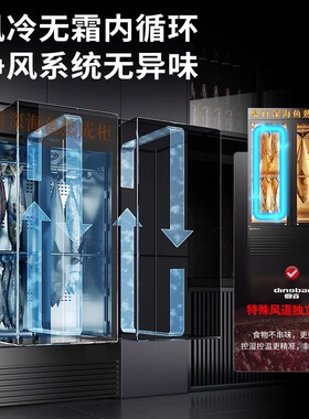 五羊深海鱼刺身保鲜柜商用熟成柜干湿式风冷静音牛肉排酸柜展示柜