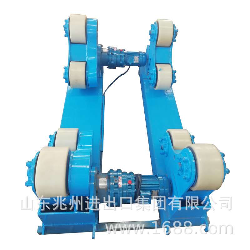 重型滚轮架大吨位长轴焊接玻璃钢缠绕可调电动自调式 - 图2