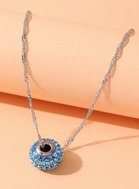 极速【珠黛饰品】n奥地利水晶项链--散落的爱意 三色