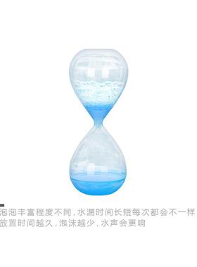 ASMR助眠道具泡泡水沙漏工具创意礼物泡沫声计时器气泡漏斗设备