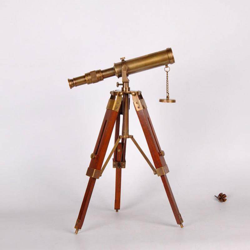 大中小号望远镜 欧美法式摆件 书房办公桌软装饰品室酒柜博古陈设,淘宝优惠券,粉丝福利购,淘宝优惠卷