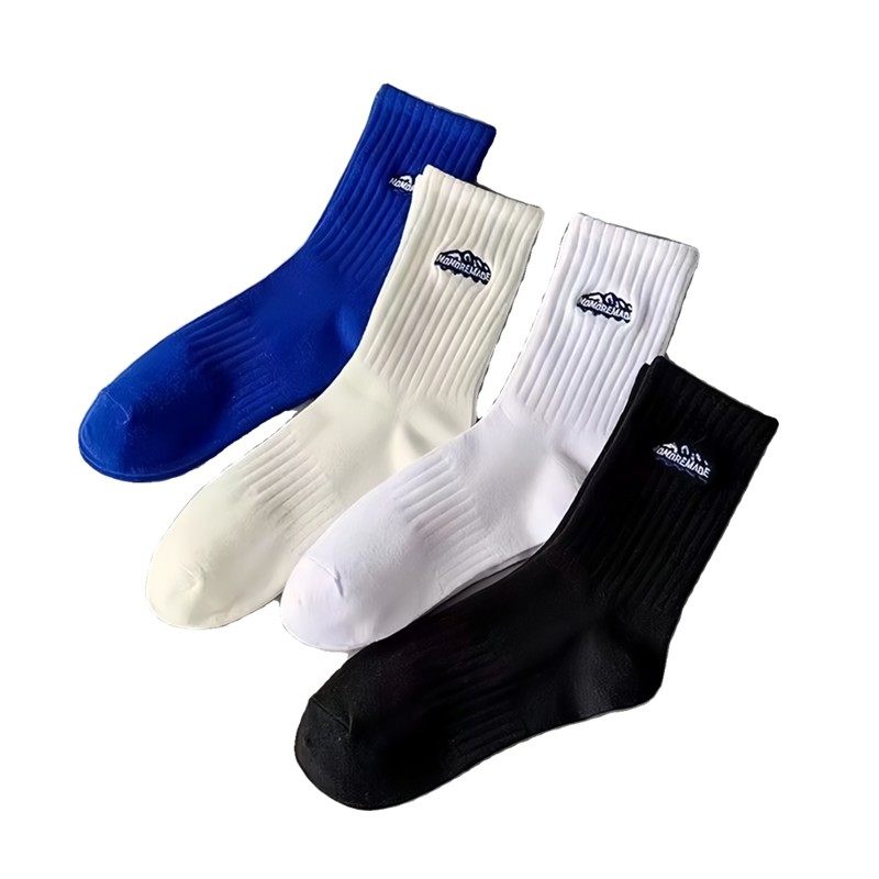 男士袜子男生中筒袜长筒防滑白色篮球袜春夏款高筒男袜潮流运动风,淘宝优惠券,粉丝福利购,淘宝优惠卷