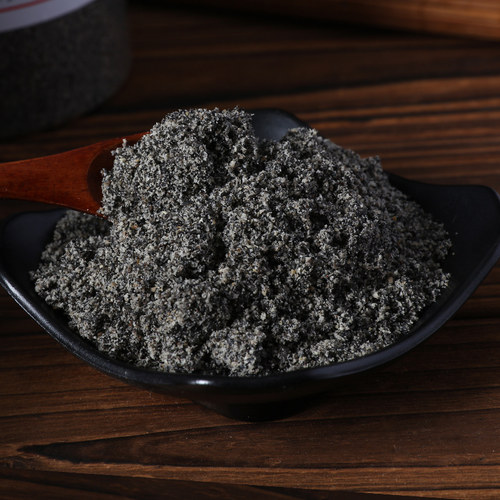 现磨庄牧纯熟黑芝麻粉纯黑熟黑芝麻粉即食250g瓶装灌装熟黑芝麻粉 - 图2