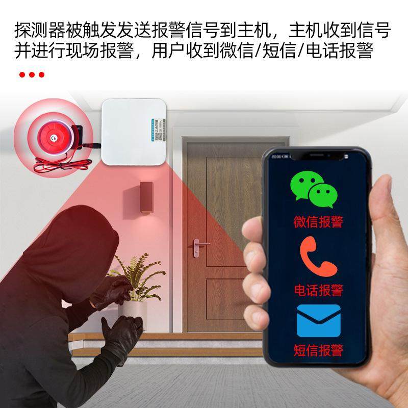 4G人体感应防盗报警器户外远程店铺红外线无线远距离远程电话通知,淘宝优惠券,粉丝福利购,淘宝优惠卷