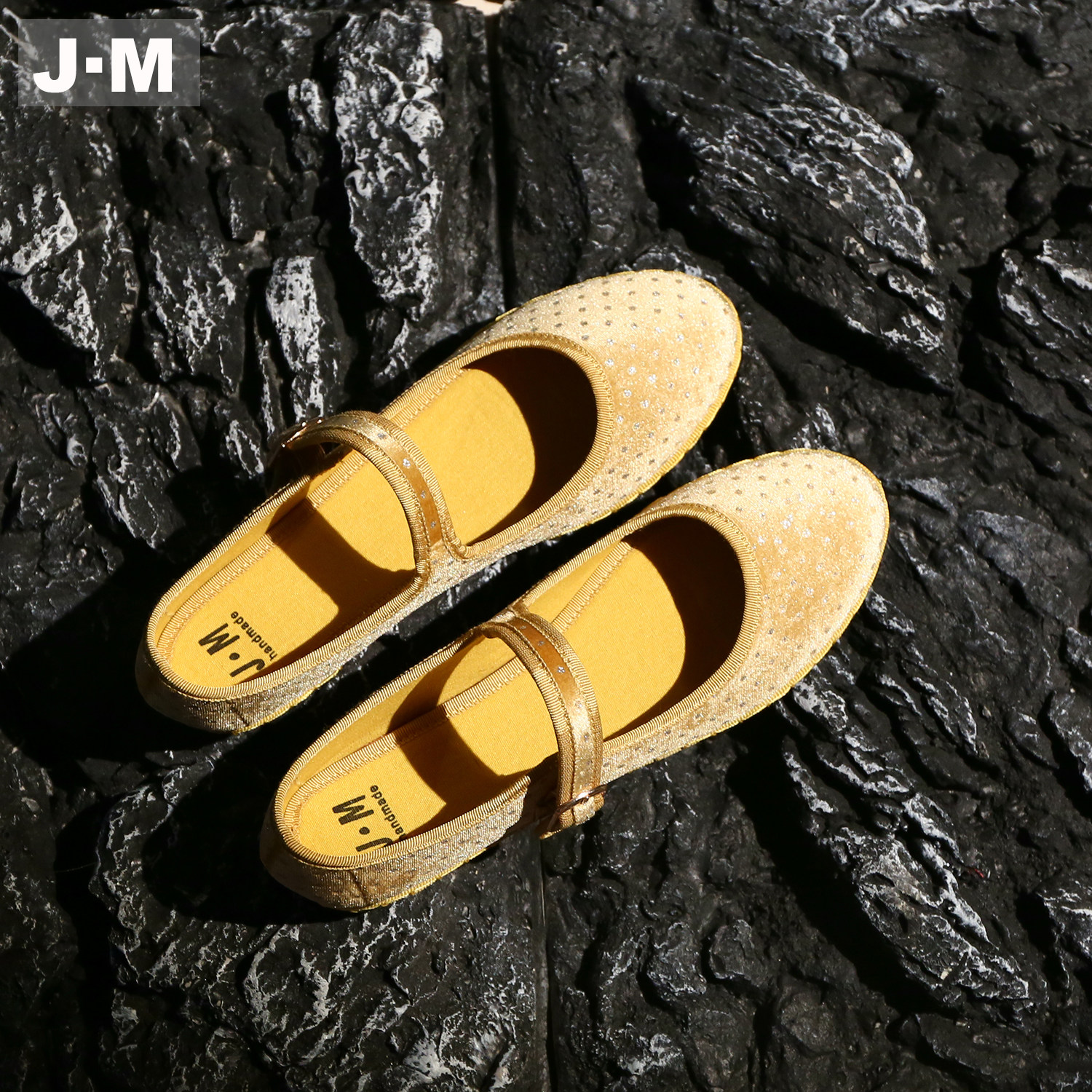 J·M（服装鞋帽）亮片丝绒玛丽珍鞋女一字扣带平底单鞋复古奶奶鞋,淘宝优惠券,粉丝福利购,淘宝优惠卷