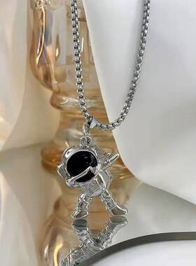新品Battle agstronaut titanium steel astronaut necklace male