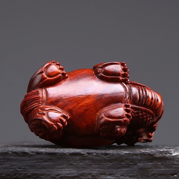 印度小叶紫檀木雕龙龟摆件玄关红木质手工雕刻文玩吉祥随身把玩件,淘宝优惠券,粉丝福利购,淘宝优惠卷