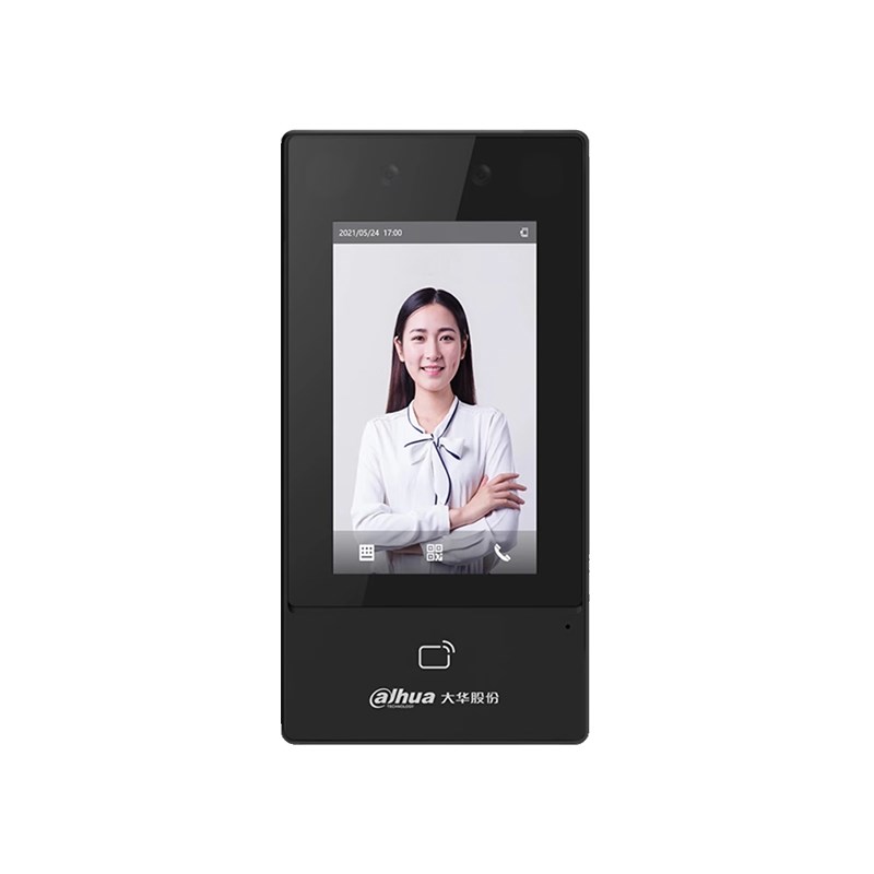 Brand new D type face recognition access control machine 4.3-inch facial swipe card password attendance access control system all-in-one machine
