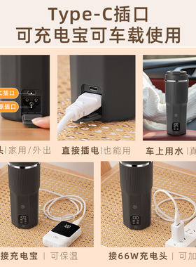 日本SDRNKA纯钛内胆Ti电热烧水杯