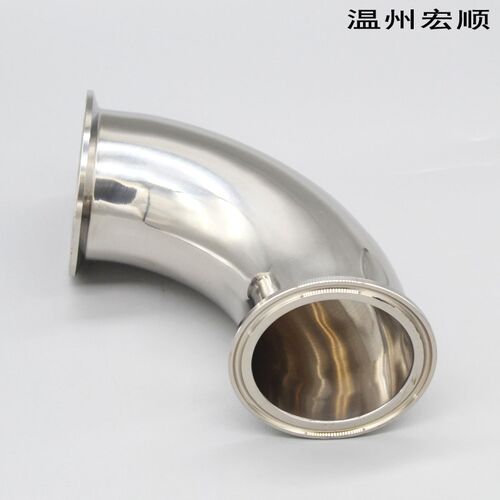 新品包邮30e4不锈钢夹头卡箍弯头90度抛光亮面快接快装弯头iso管 - 图0