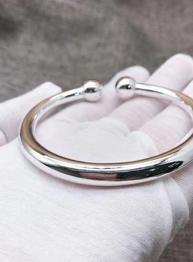 银匠手工定制光面一体蒜头