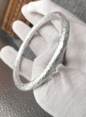 足银999锤纹纯手工定制精