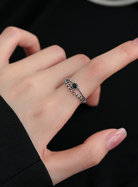 【巷南】925纯银锆石戒指