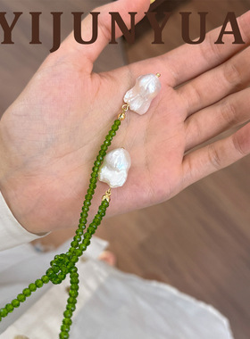 后海26新款巴洛克珍珠项链女轻奢