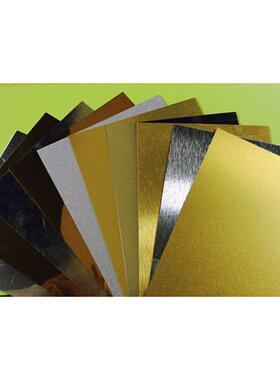 热转印金属板有纯白、纯银、纯金金属板、珠光白、珠光银、