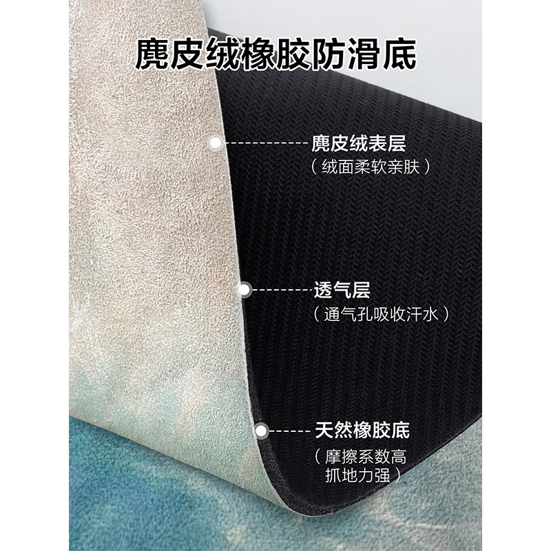 普拉提核心床防滑垫巾吸汗麂皮绒瑜伽铺巾专用毛毯隔脏天然橡胶垫,淘宝优惠券,粉丝福利购,淘宝优惠卷