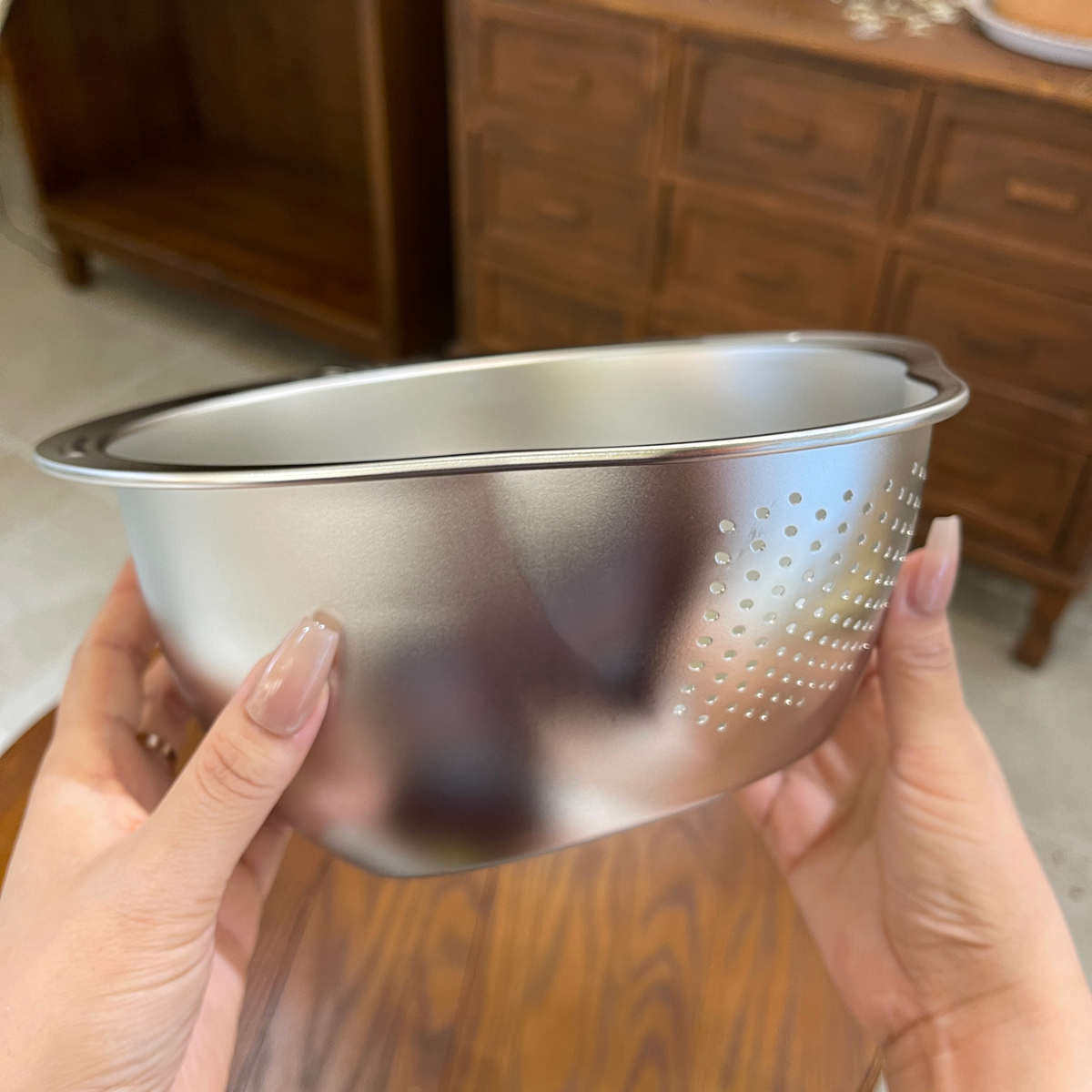 厨房洗菜专用漏盆过滤篮子304不锈钢盆沥水篮淘米神器洗米筛家用,淘宝优惠券,粉丝福利购,淘宝优惠卷
