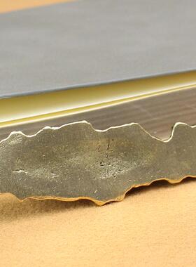 实心纯黄铜办公桌面假山小摆件古铜茶宠饰品工艺品礼品手把玩件