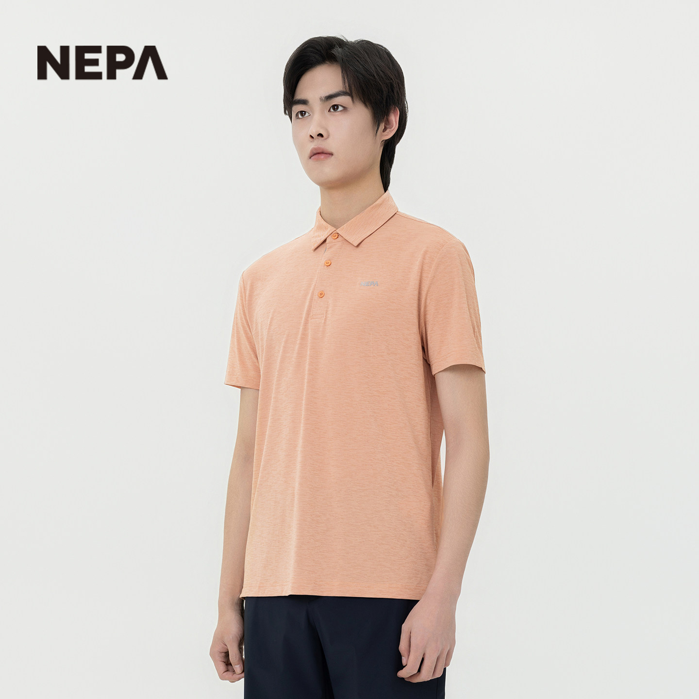 NEPA耐葩2023春夏新品男士日常翻领T恤凉爽POLO衫7J35201,淘宝优惠券,粉丝福利购,淘宝优惠卷