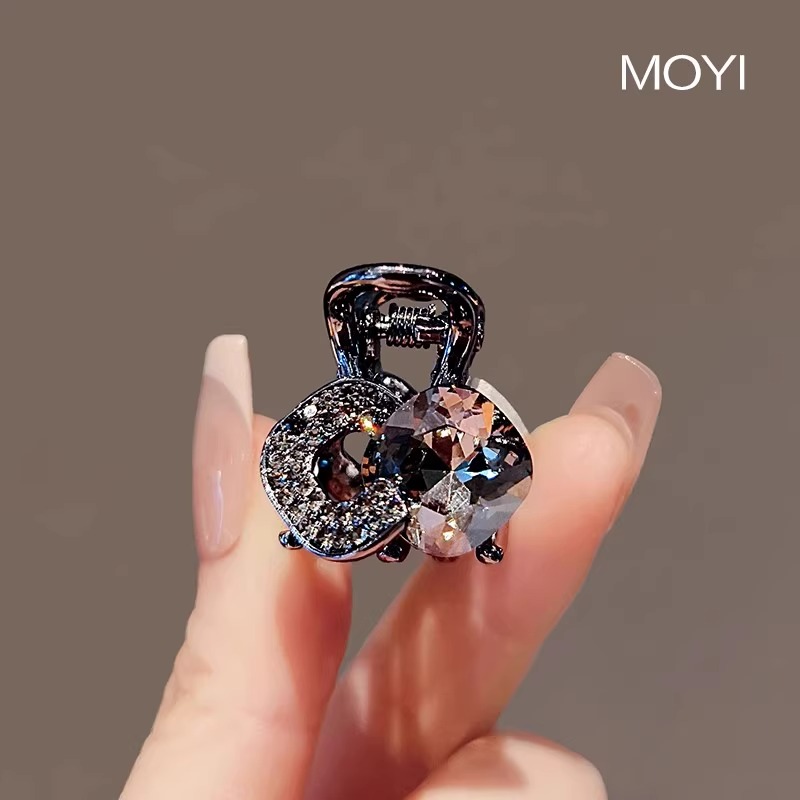 精致水钻小号抓夹发夹前额刘海夹碎发侧边公主头发卡头饰2024新款 - 图1