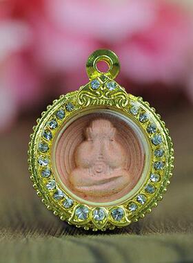 泰国佛牌 阿赞苏斌 龙婆盖 纽扣掩面佛 小佛牌 小掩面佛