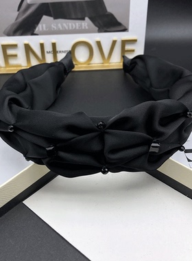 Kenlove发箍缎面原创褶皱发饰