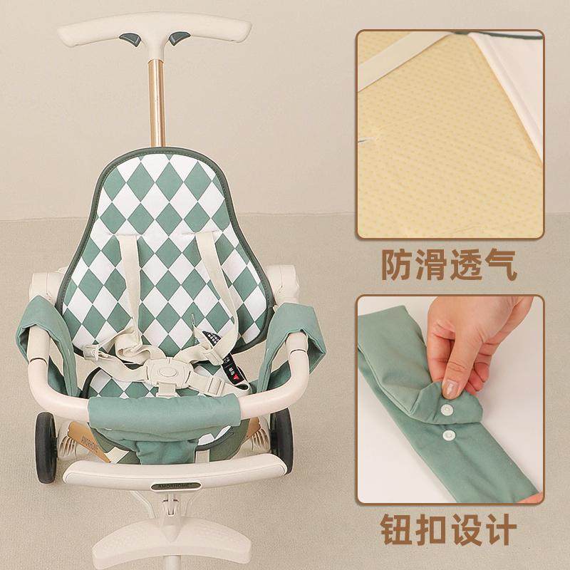 婴儿车垫子秋冬加厚适配am溜娃神器坐垫宝宝手推车棉垫四季通用,淘宝优惠券,粉丝福利购,淘宝优惠卷