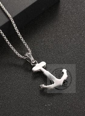 极速(Maust choose titanium steel pendant retro punk anchor N