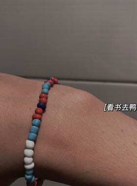 极速bkpp同款项链 以你的心诠释我的爱泰剧 彩色玻U璃米珠项链串