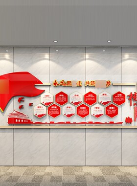 新品社会a主义核心价值观标牌设计定制党建员支部活动室文化布置