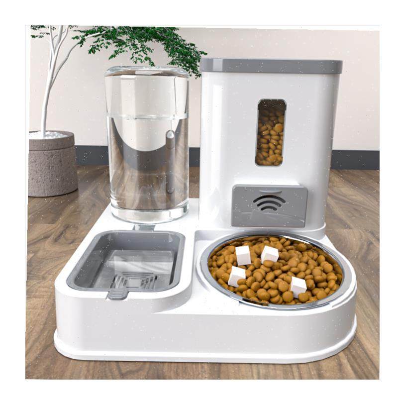 宠物喂食器猫碗狗碗猫食盆狗食盆猫F咪饮水器宠物喂食饮水一体机l,淘宝优惠券,粉丝福利购,淘宝优惠卷