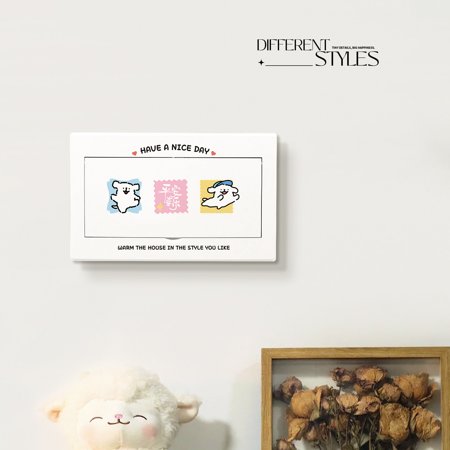 电表箱装饰画贴纸配弱电箱面板遮挡遮丑贴画自粘小图案玄关墙贴,淘宝优惠券,粉丝福利购,淘宝优惠卷