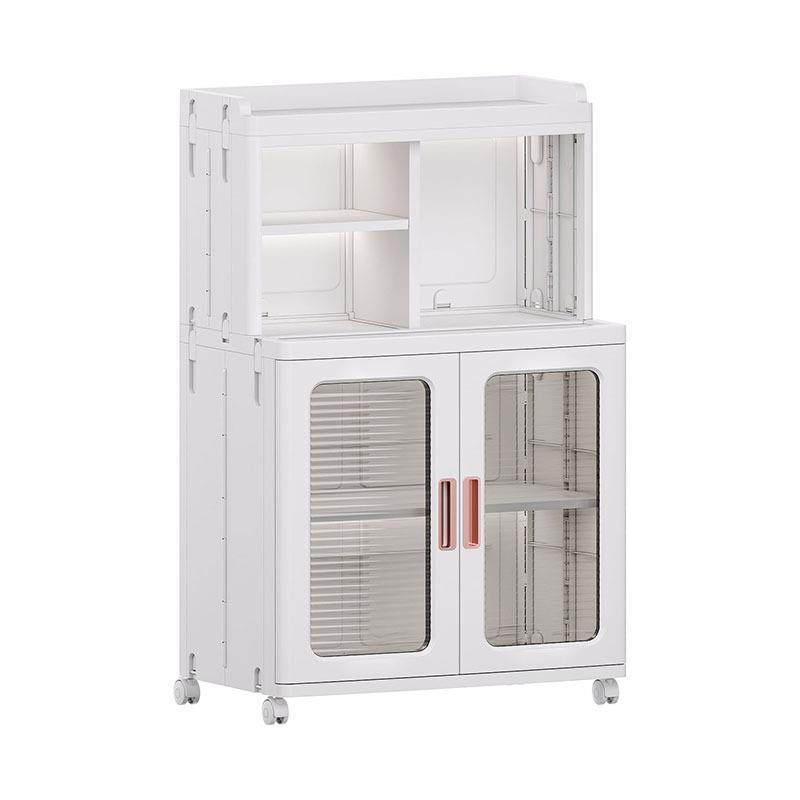 厨房置物架家用餐边储物碗柜落地多层橱柜微波炉多功能收纳柜,淘宝优惠券,粉丝福利购,淘宝优惠卷