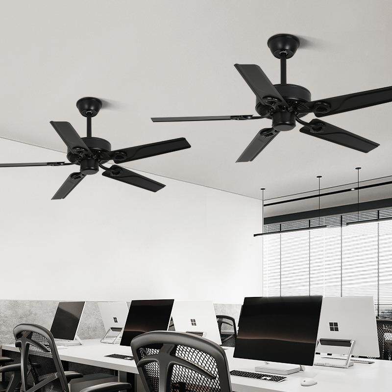 奥宏无灯吊扇复古木叶卧室中古风扇灯客厅餐厅铁叶商用工业电风扇,淘宝优惠券,粉丝福利购,淘宝优惠卷