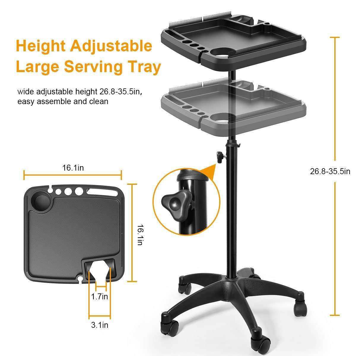 跨境新款染发置物支架染发工具理发店架染碗架美发收纳推车置物架,淘宝优惠券,粉丝福利购,淘宝优惠卷