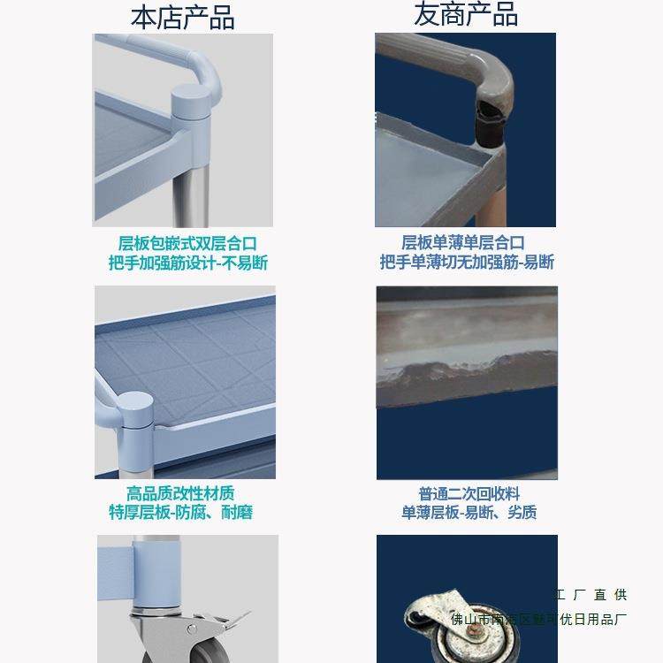 酒店餐饮收餐车商用餐厅移动饭店三层收碗碟撤台收集车送餐小推车,淘宝优惠券,粉丝福利购,淘宝优惠卷